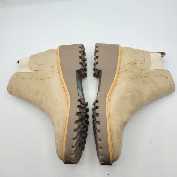 DOLCE VITA RIELLE LUG HIKER SUEDE BOOTS IN TAUPE SIZE 8. - Picture 11 of 16